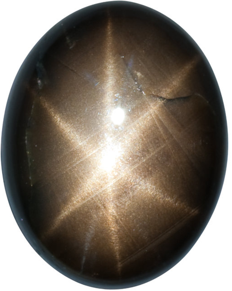 Natural Fine Black Star Sapphire - Oval Cabochon - Unheated, Untreated - Sri Lanka - Top Grade - NW Gems & Diamonds
 Natural Fine Black Star Sapphire - Oval Cabochon - Unheated, Untreated - Sri Lanka - Top Grade - NW Gems & Diamonds