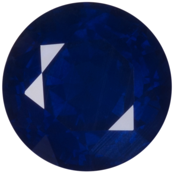 Natural Fine Dark Blue Sapphire - Round Faceted - Sri Lanka - AA+ Grade Natural Fine Dark Blue Sapphire - Round Faceted - Sri Lanka - AA+ Grade