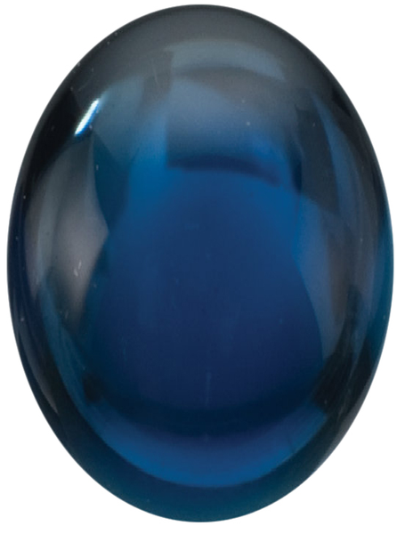 Natural Fine Deep Blue Sapphire - Oval Cabochon - East Africa - Top Grade - NW Gems & Diamonds
