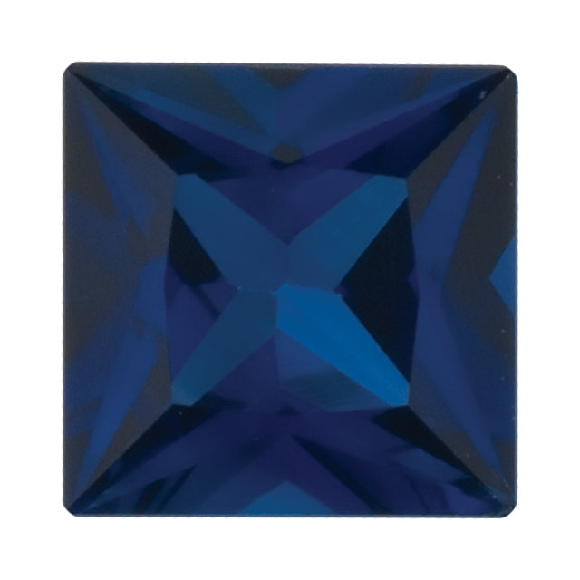 Natural Fine Blue Sapphire - Square Princess - Sri Lanka - Top Grade - NW Gems & Diamonds