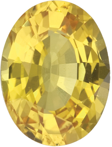 Natural Fine Yellow Sapphire - Oval - Sri Lanka - Top Grade - NW Gems & Diamonds
