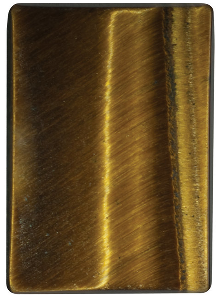 Natural Fine Deep Gold Bronze Tiger's Eye - Cushion Buff Top Cabochon - AAA Grade