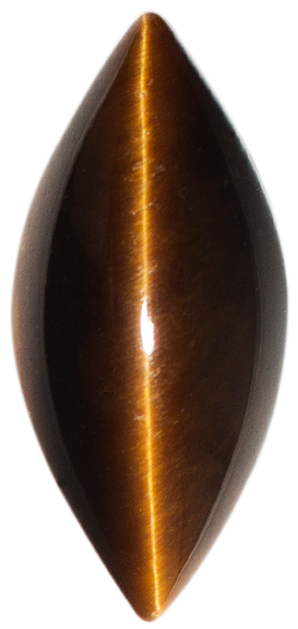 Natural Extra Fine Deep Gold Bronze Tiger's Eye - Marquise Cabochon - AAA+ Grade