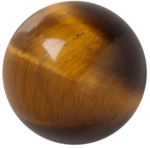 Natural Fine Gold Bronze Tiger's Eye - Round Cabochon - South Africa - AAA Grade