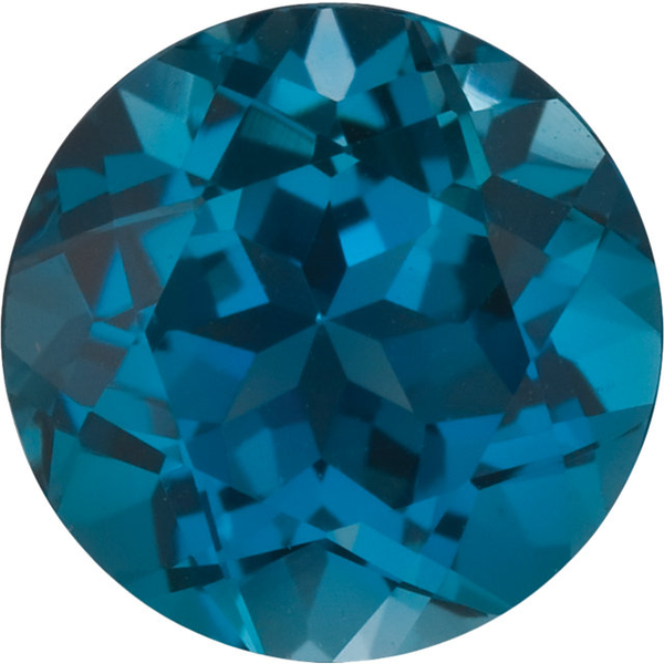 Natural Fine London Blue Topaz - Round - Brazil - Top Grade - NW Gems & Diamonds

