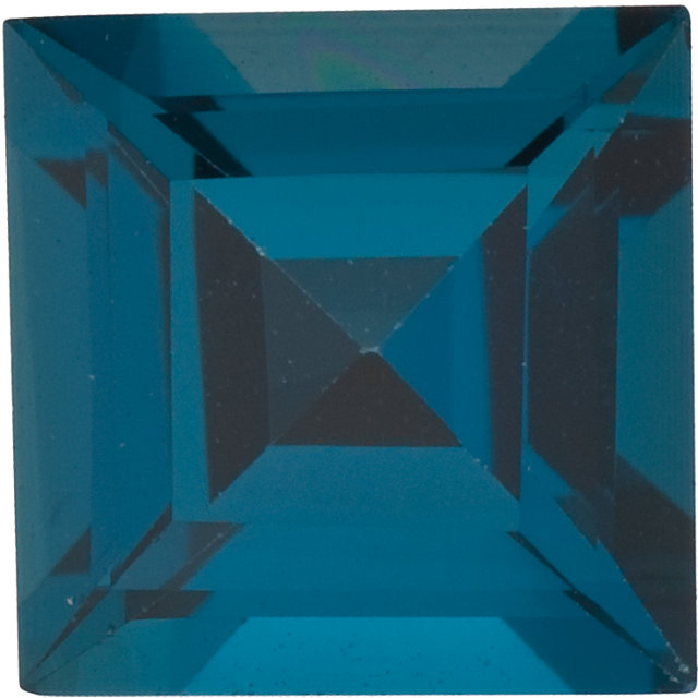 Natural Fine London Blue Topaz - Square Step - Brazil - Top Grade - NW Gems & Diamonds
