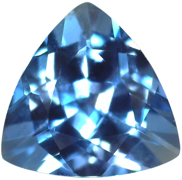 Natural London Blue Topaz Trillion Loose Gemstone AAA 3mm-8mm Natural London Blue Topaz Trillion Loose Gemstone AAA 3mm-8mm