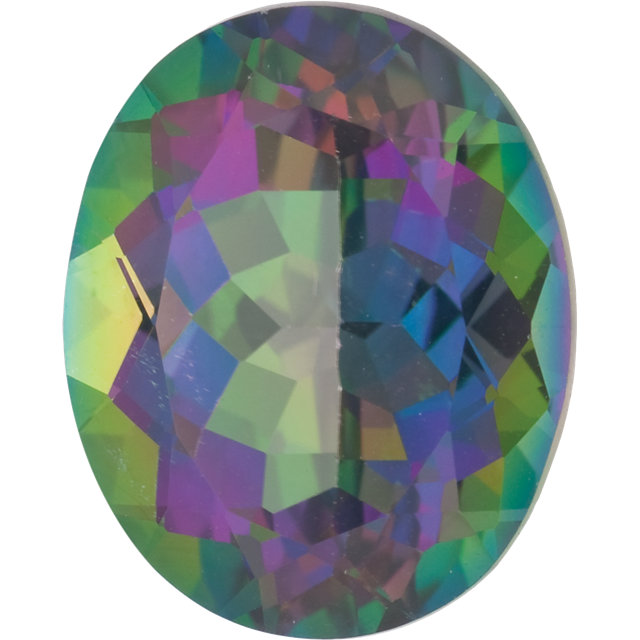 Natural Fine Mystic Green Topaz - Oval - Brazil - Top Grade - NW Gems & Diamonds