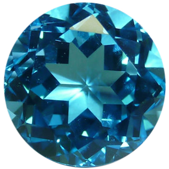 Natural Fine Swiss Blue Topaz - Round - Sri Lanka - AAA Grade Natural Fine Swiss Blue Topaz - Round - Sri Lanka - AAA Grade