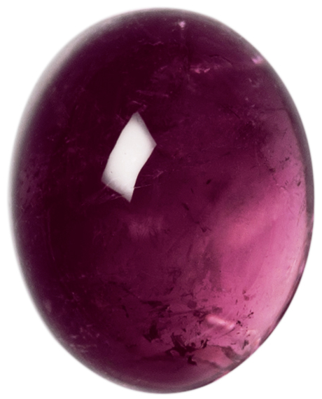 Natural Fine Pink Tourmaline - Oval Cabochon - Sri Lanka - AAA Grade