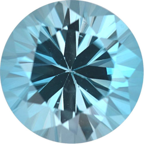 Natural Extra Fine Blue Zircon - Round - Cambodia - AAA+ Grade