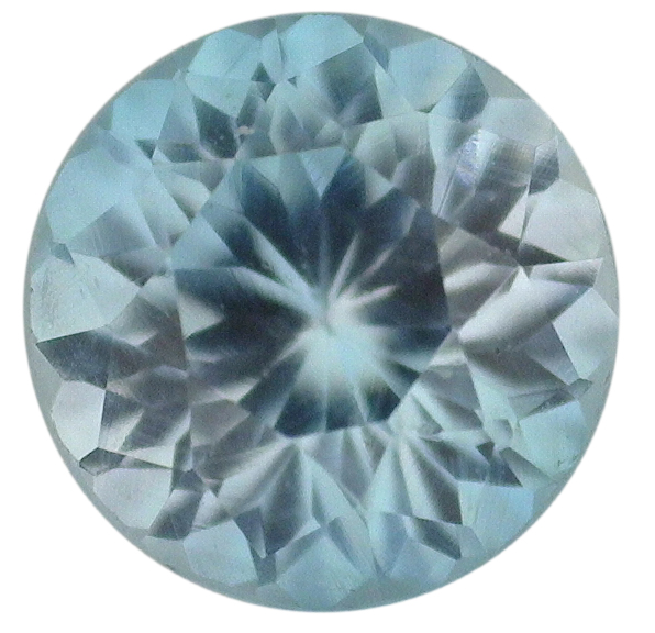 Natural Fine Vivid Sea Blue Zircon - Round - Cambodia - AAA Grade