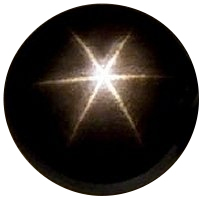 Natural Extra Fine Black Star Sapphire - Round Cabochon - AAA+ Grade - Unheated, Untreated - Thailand Natural Extra Fine Black Star Sapphire - Round Cabochon - AAA+ Grade - Unheated, Untreated - Thailand