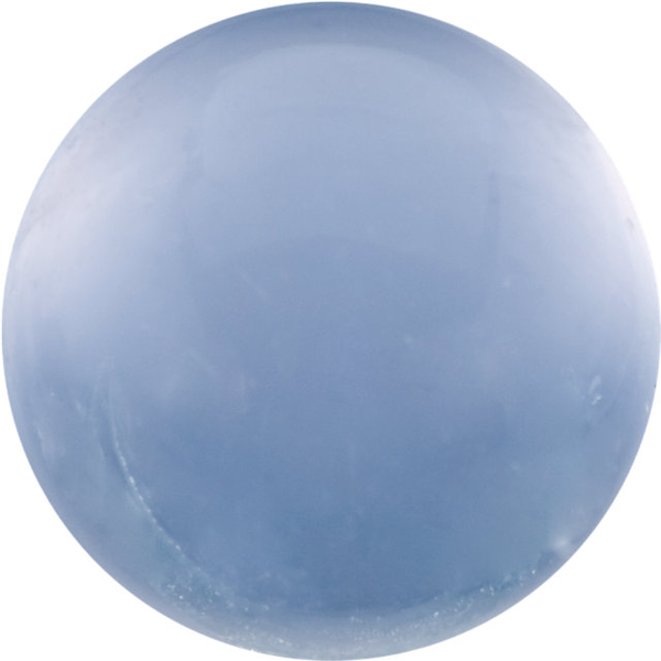 Natural Fine Blue Chalcedony - Round Cabochon - AAA Grade