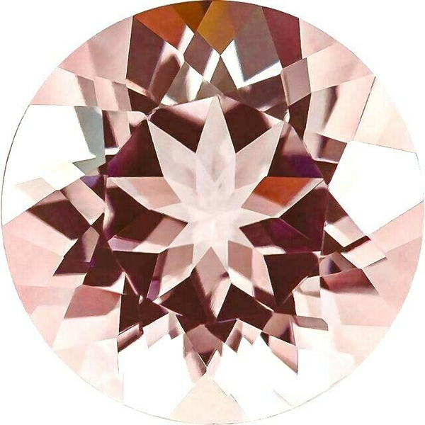 Natural Super Fine Morganite - Round - Mozambique - AAAA Grade Natural Super Fine Morganite - Round - Mozambique - AAAA Grade