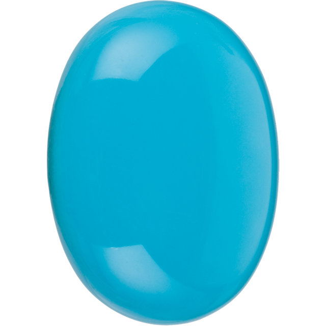 Natural Extra Fine Sleeping Beauty Turquoise - Oval Cabochon - USA - AAA+ Grade