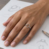 [Scale AI] lifestyle, Sterling Silver Oval Cut Solitaire Ring Setting - Modern Style Ring Mounting