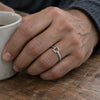 [Scale AI] lifestyle, Sterling Silver Cushion Cut Solitaire Ring Setting - Claw Style Ring Mounting