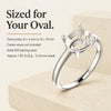 [Scale AI] benefits_list, Sterling Silver Oval Cut Solitaire Ring Setting - Modern Style Ring Mounting
