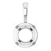 Sterling Silver Round Pendant Basket Setting 3mm-10.5mm