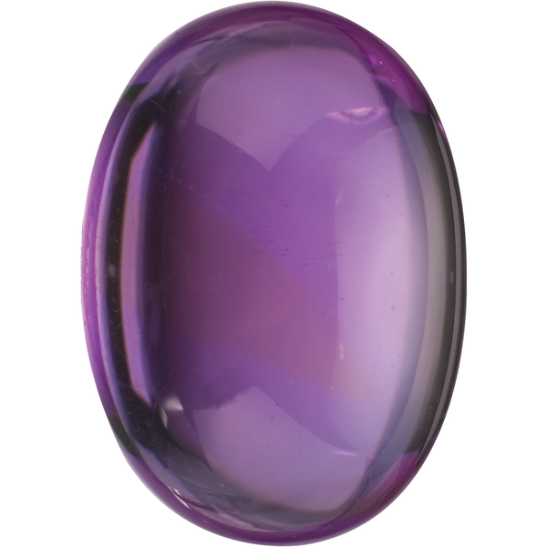 Natural Fine Purple Amethyst - Oval Cabochon - Brazil - AAA Grade