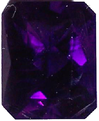 Natural Fine Deep Purple Amethyst - Emerald Cut - Zambia - Top Grade - NW Gems & Diamonds
