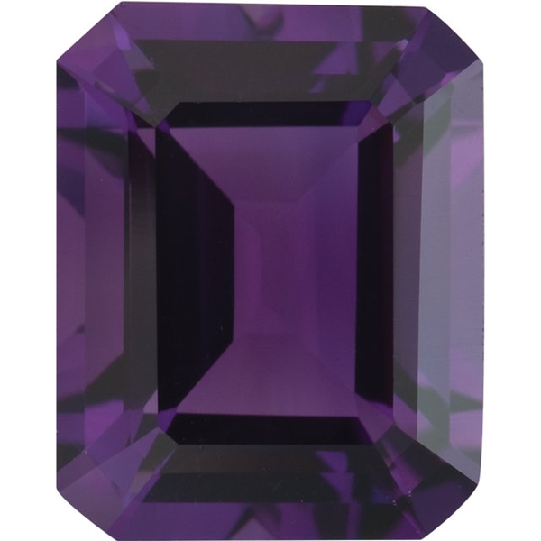 Natural Fine Royal Purple Amethyst - Emerald Cut - Brazil - Top Grade - NW Gems & Diamonds
