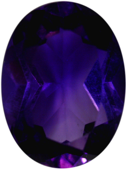 Natural Extra Fine Deep Russian Purple Amethyst - Oval - Russia - Extra Fine Grade - NW Gems & Diamonds

