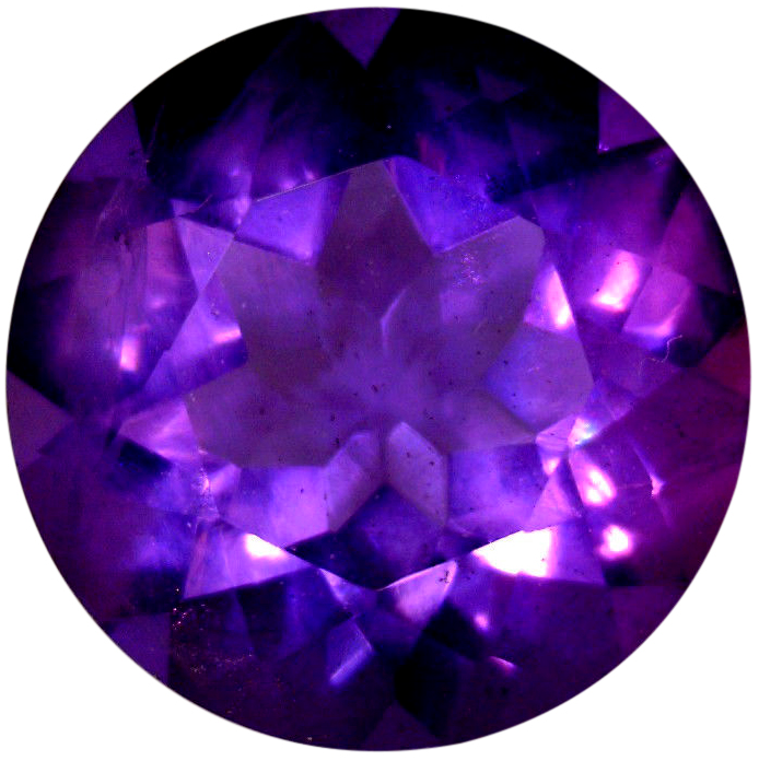 Natural Fine Deep Russian Purple Amethyst - Round - Russia - Top Grade - NW Gems & Diamonds
