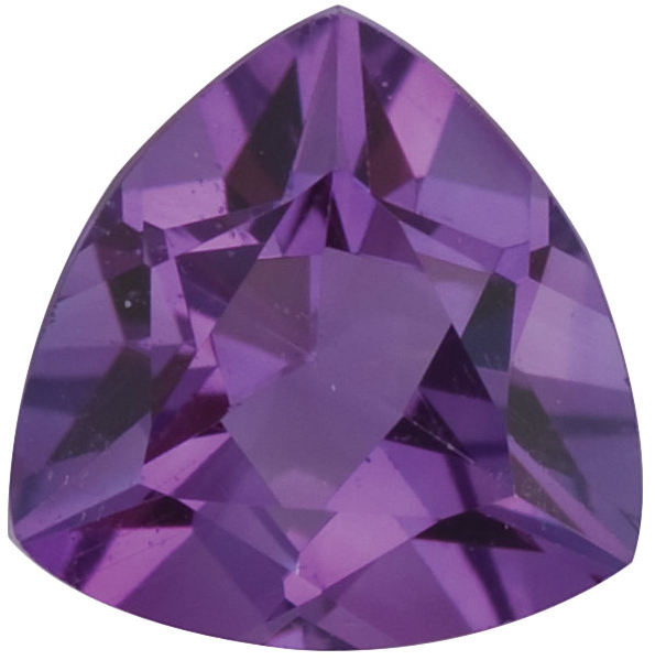 Natural Fine Violet Amethyst - Trillion - Brazil - Top Grade - NW Gems & Diamonds
