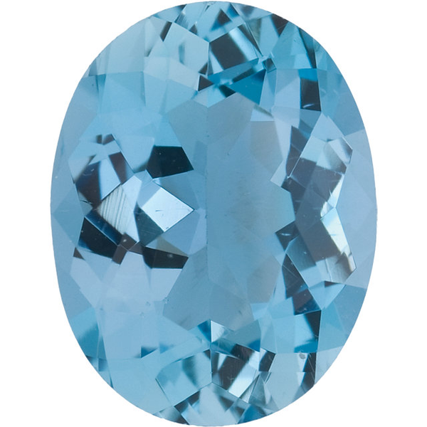 Natural Fine Blue Aquamarine - Oval - Zambia - Top Grade - NW Gems & Diamonds
