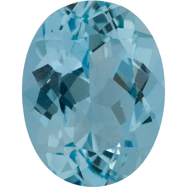Natural Fine Medium Blue Aquamarine - Oval - Brazil - Select Grade - NW Gems & Diamonds
