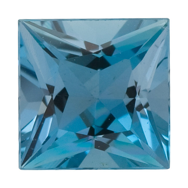 Natural Fine Blue Aquamarine - Square Princess - Brazil - Top Grade - NW Gems & Diamonds
