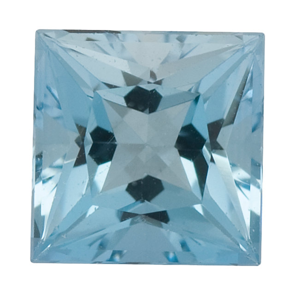 Natural Fine Medium Blue Aquamarine - Square Princess - Brazil - Select Grade - NW Gems & Diamonds
