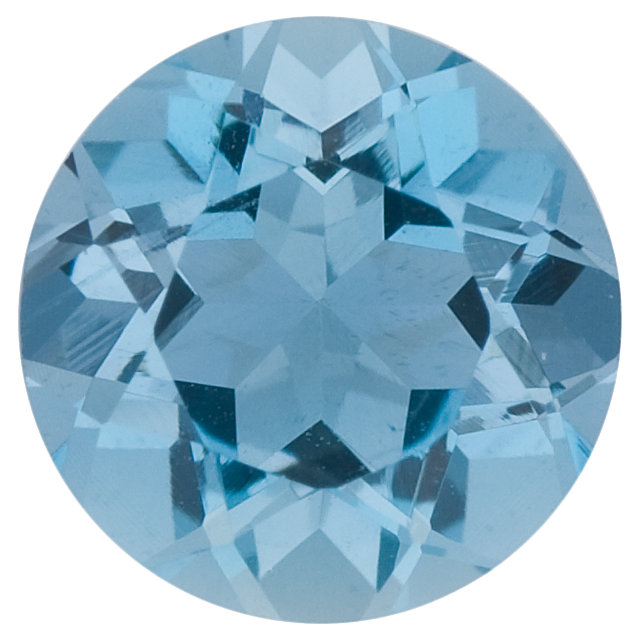 Natural Fine Blue Aquamarine - Round - Brazil - Top Grade - NW Gems & Diamonds
