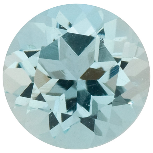 Natural Fine Light Blue Aquamarine - Round - Brazil - Select Grade - NW Gems & Diamonds
