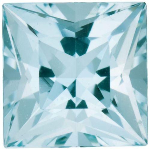 Natural Fine Light Blue Aquamarine - Square Princess - Brazil - Select Grade - NW Gems & Diamonds
