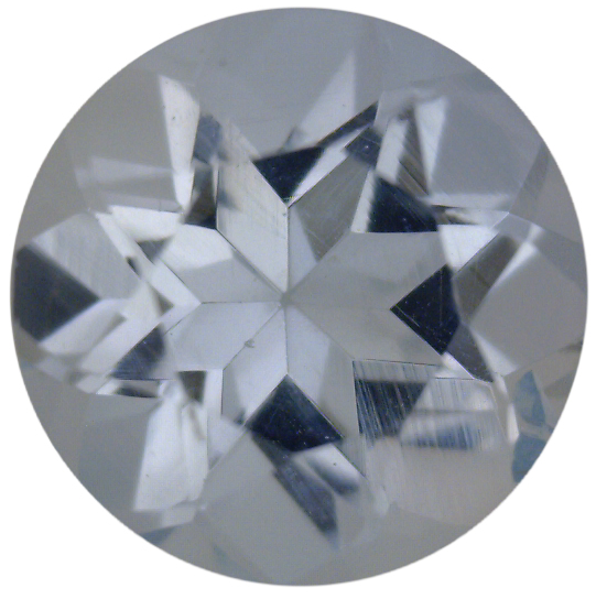 Natural Fine Steel Pale Blue Aquamarine - Round - Brazil - Select Grade - NW Gems & Diamonds
