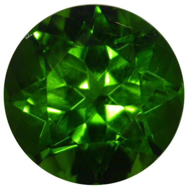 Natural Extra Fine Rich Green Chrome Diopside - Round - Eastern Siberia - Extra Fine Grade - NW Gems & Diamonds
