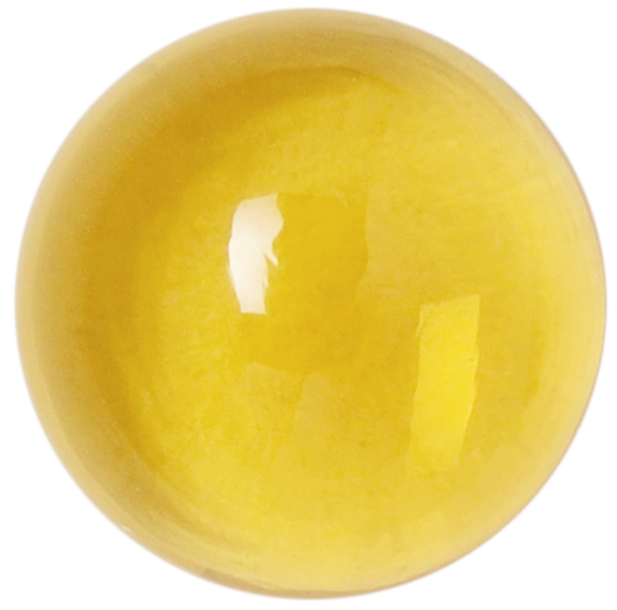 Natural Fine Yellow Gold Citrine - Round Cabochon - Brazil - AAA Grade