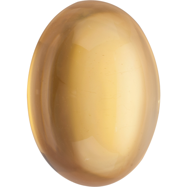 Natural Fine Yellow Gold Citrine - Oval Cabochon - Brazil - AAA Grade
