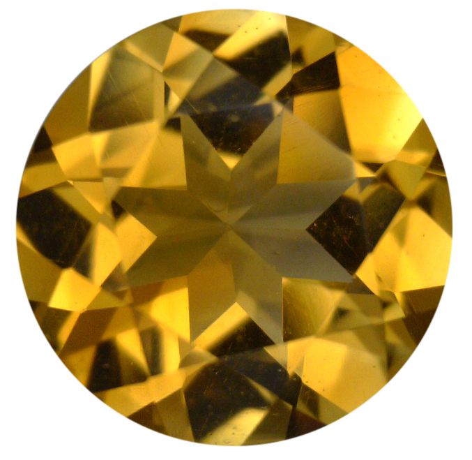 Natural Fine Rich Gold Yellow Citrine - Round - Zambia - Top Grade - NW Gems & Diamonds
