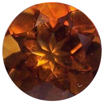 Natural Fine Deep Orange Gold Madeira Citrine - Round - Brazil - Top Grade - NW Gems & Diamonds
