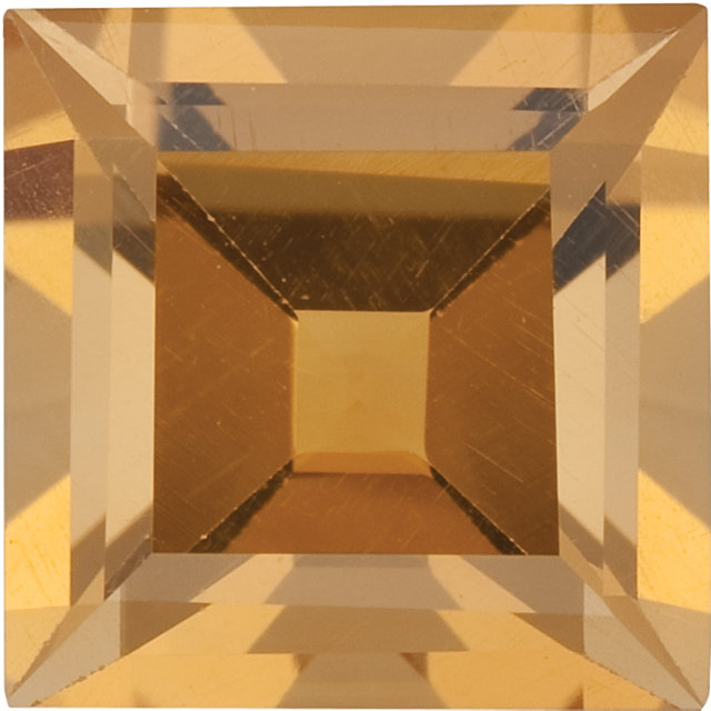 Natural Fine Rich Yellow Gold Citrine - Square Step - Brazil - Select Grade - NW Gems & Diamonds
