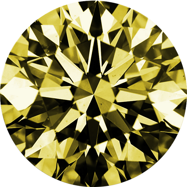 Natural Extra Fine Canary Yellow Diamond - Round - VVS2-VS1