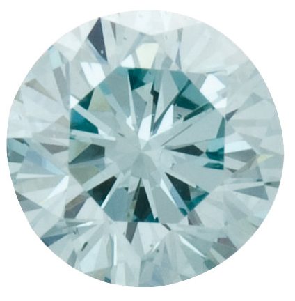 Natural Fine Aqua Blue Diamond - Round - VS2-SI1 - Africa - NW Gems & Diamonds
