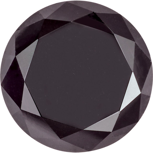 Natural Extra Fine Black Diamond - Round - AAA+ Grade - Africa