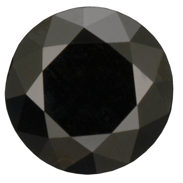 Natural Super Fine Black Diamond - Round - AAAA Grade - Africa