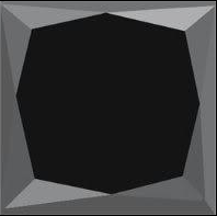 Natural Extra Fine Black Diamond - Square Princess - AAA+ Grade - a1