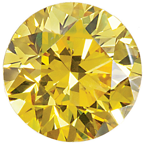 Natural Extra Fine Canary Yellow Diamond - Round - VS2-SI1